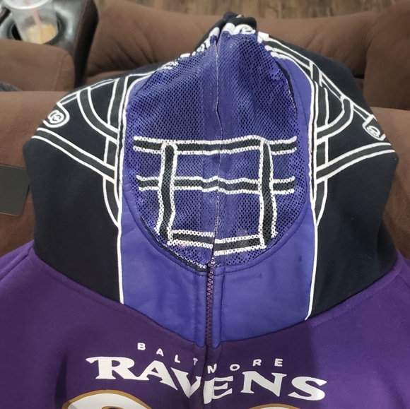 Youth NFL Baltimore Ravens Full Zip Hoodie - Picture 5 of 7